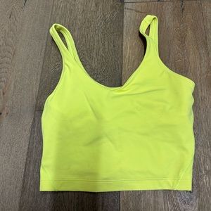 This is a bright yellow size 2 lululemon align tank top in great condition